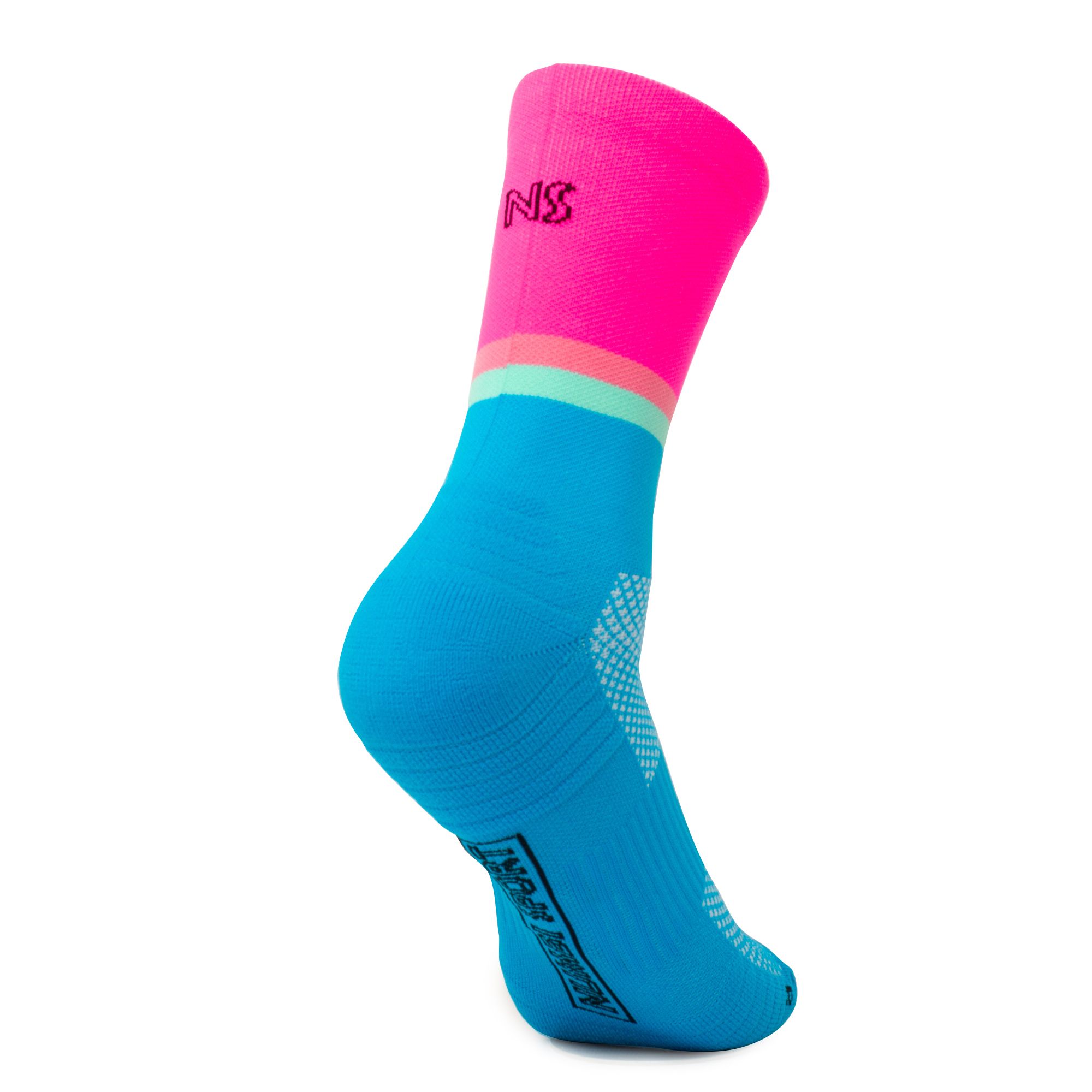 Full_Speed_Fucsia_Flúor Calcetines de running antiampollas